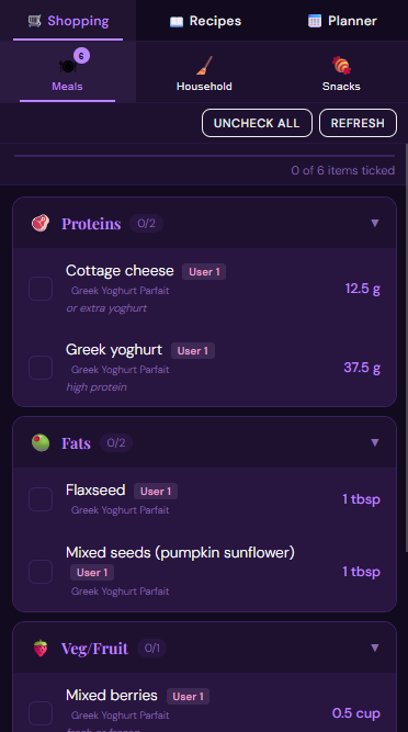 Meal Planner