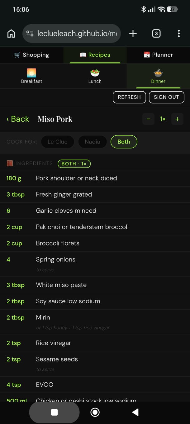 Meal Planner screenshot 3