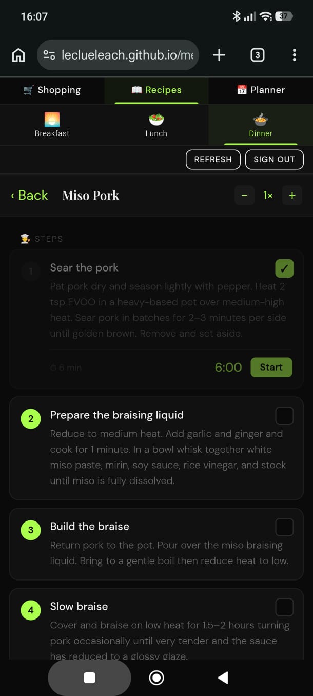 Meal Planner screenshot 4